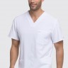 Medicīnas krekls DK645 WTPS Dickies EDS Essentials Vīriešu medicīnas krekls balts Medicīnas krekls DK645 WTPS