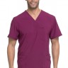 Medicīnas krekls DK645 WNPS Dickies EDS Essentials Vīriešu medicīnas krekls bordo (tumši sarkanā) krāsā Medicīnas krekls DK645 WNPS